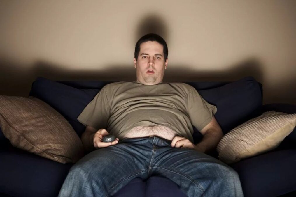 Sedavý životní styl - Důvod rozvoje prostatitidy